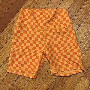 Wilo The Label Checkered bike shorts